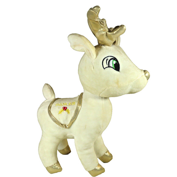 Reindeer Plush Lot of 3 Kellytoy Dancer 2017, Dasher 2015 Plush Stuffed Animals - Picture 8 of 16